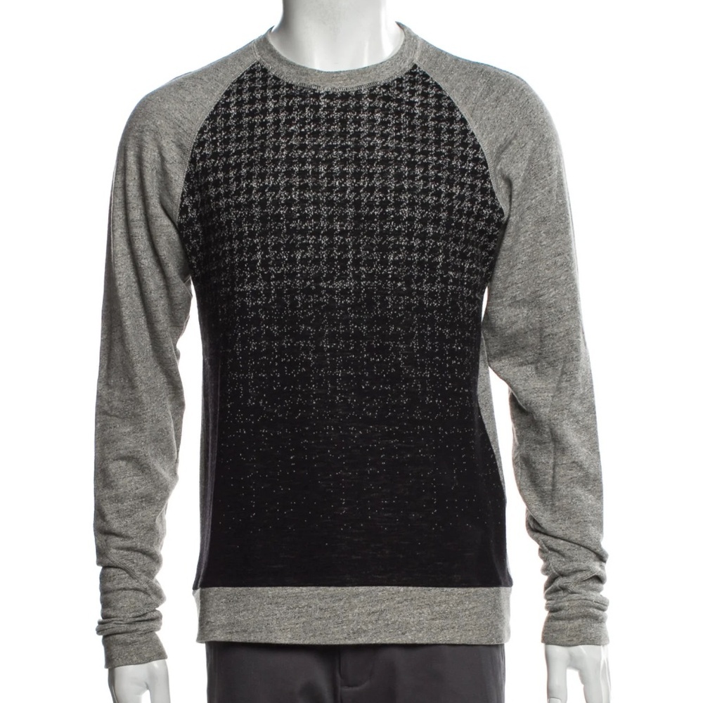 Public School Wool Plaid Print Pullover